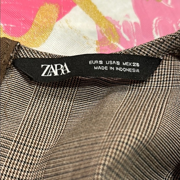 Zara Sz Small Chic Brown Sheath Dress • NWT! - Picture 10 of 15